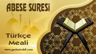 Abese Suresi Meali