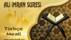 Al-i İmran Suresi Türkçe Meali