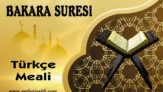 Bakara Suresi Türkçe Meali