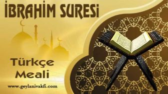 İbrahim Suresi Meali