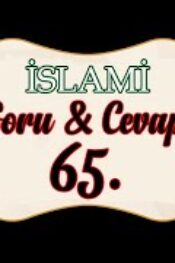 Soru,Cevap-65-Tasavvufi Eserler Okuyarak Yol alınılabilir mi
